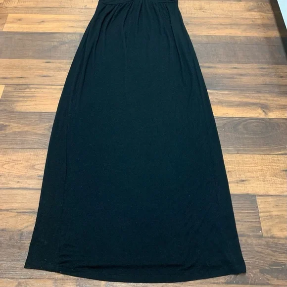 Neiman Marcus Women's Black Sleeveless Long Maxi Dress Size S - Picture 4 of 7